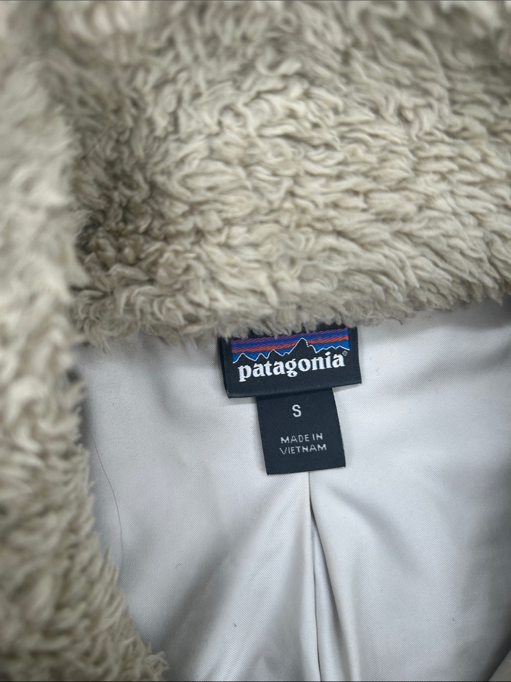 Patagonia Women's Los Gatos Fleece Vest Tan Cream size Small - Picture 3 of 6